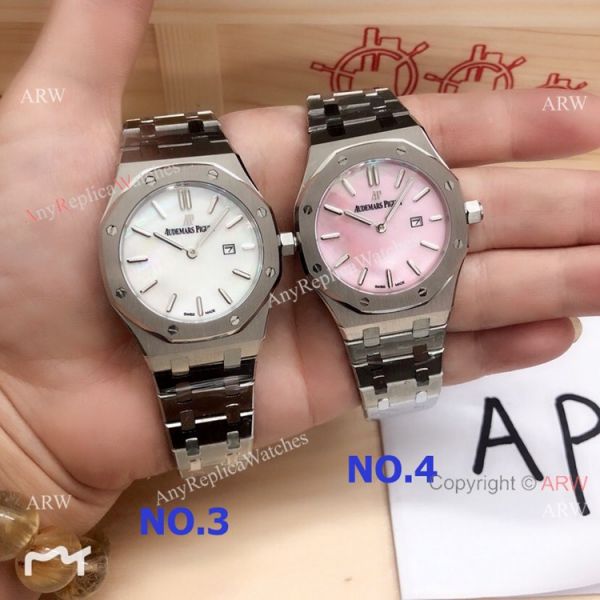 Copy Audemars Piguet Royal Oak 33mm Lady Watch Stainless Steel MOP Dial Copy Audemars Piguet Royal Oak 33mm Lady Watch Stainless Steel MOP Dial