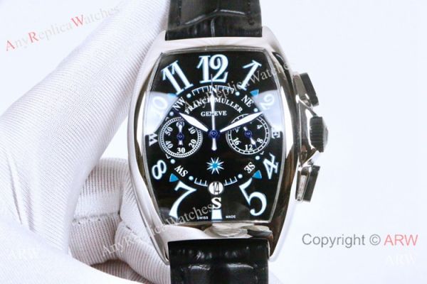 Franck Muller Mariner Chronograph Mens Watch SS Black Dial Franck Muller Mariner Chronograph Mens Watch SS Black Dial