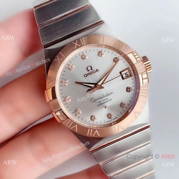 Omega Constellation Co-Axial 38mm Two Tone Rose Gold Watch VSF Asia 8500 Omega Constellation Co-Axial 38mm Two Tone Rose Gold Watch VSF Asia 8500
