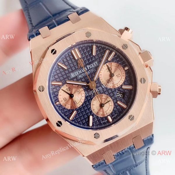 BF Factory Audemars Piguet Royal Oak 26331or Copy Watch Rose Gold Blue Face BF Factory Audemars Piguet Royal Oak 26331or Copy Watch Rose Gold Blue Face