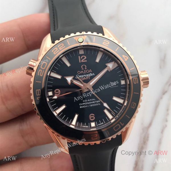 New Version of Seamaster 600m GMT Black Rubber copy Watch Omega Swiss New Version of Seamaster 600m GMT Black Rubber copy Watch Omega Swiss