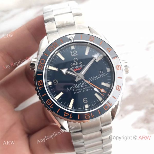 New Version Of Omega Seamaster GMT Swiss 8605 Replica Watch Dark Blue Ceramic New Version Of Omega Seamaster GMT Swiss 8605 Replica Watch Dark Blue Ceramic