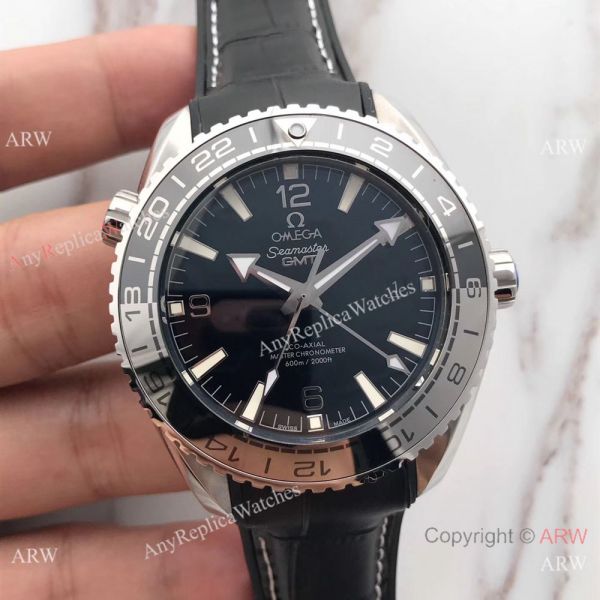 Swiss Copy Omega Seamaster GMT 600m Watch SS New BlackSilver Bezel Swiss Copy Omega Seamaster GMT 600m Watch SS New BlackSilver Bezel