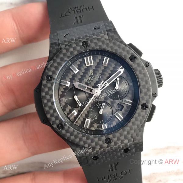 Replica Hublot Big Bang Black Carbon-Fiber Case Watch 4100 Swiss Grade Replica Hublot Big Bang Black Carbon-Fiber Case Watch 4100 Swiss Grade