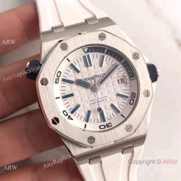 Swiss Grade Replica Audemars Piguet Royal Oak Offshore White Dial Rubber Swiss Grade Replica Audemars Piguet Royal Oak Offshore White Dial Rubber