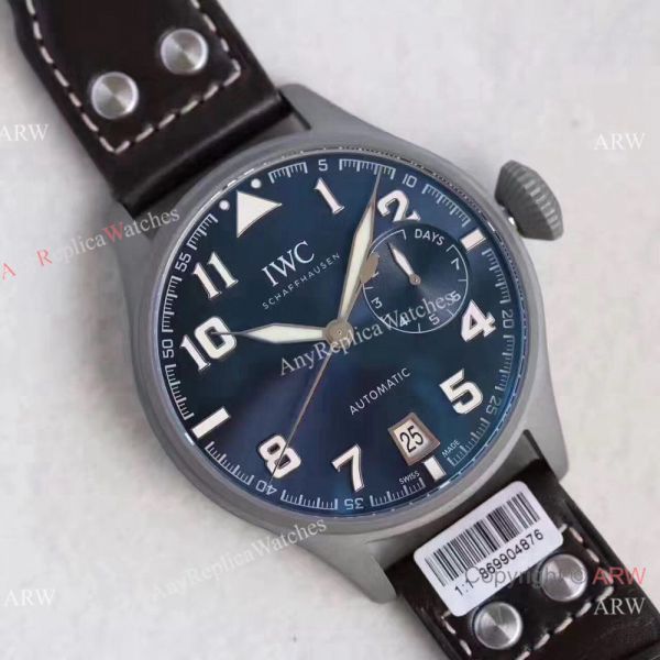 New IWC Big Pilots Fake Watch 7 Days Power Reserve 46mm / Titanium Blue Dial New IWC Big Pilots Fake Watch 7 Days Power Reserve 46mm / Titanium Blue Dial
