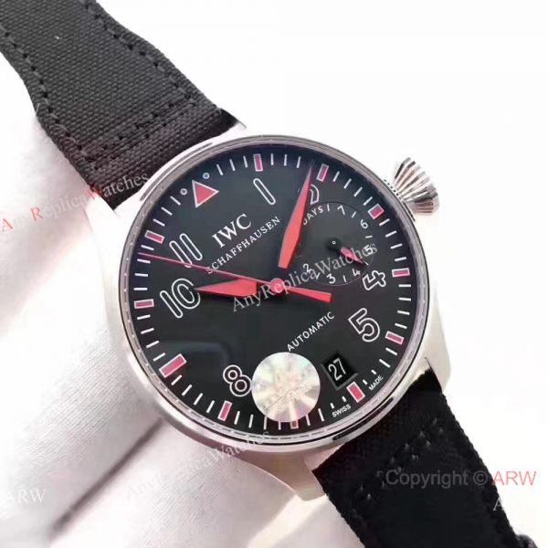 IWC Big Pilots 7 days Muhammad Ali Replica Ss Black Nylon Watch IWC Big Pilots 7 days Muhammad Ali Replica Ss Black Nylon Watch
