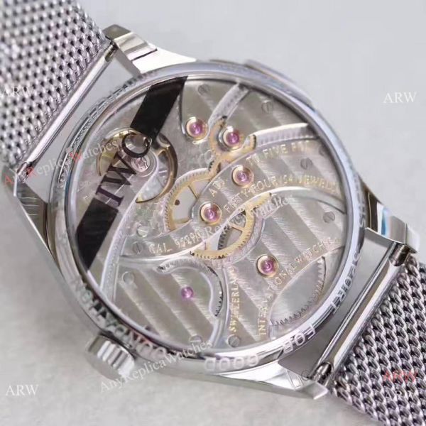Replica IWC Portuguese Minute Repeater Stainless Steel Mesh Strap Watch Replica IWC Portuguese Minute Repeater Stainless Steel Mesh Strap Watch