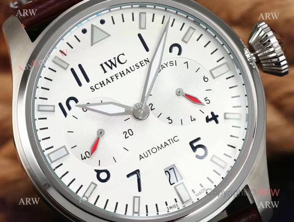 NEW IWC Schaffhausen Portugieser Men Watch SS Brown Leather 44mm NEW IWC Schaffhausen Portugieser Men Watch SS Brown Leather 44mm