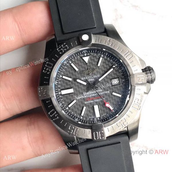 Swiss Fake Breitling Avenger II Seawolf Limited Edition 45mm Watch Rubber Strap Swiss Fake Breitling Avenger II Seawolf Limited Edition 45mm Watch Rubber Strap