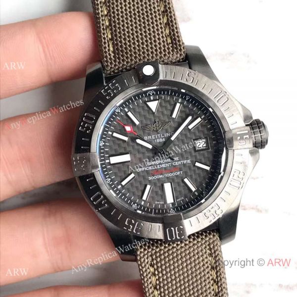 Swiss Breitling Avenger II Seawolf Replica Watch Black Carbon-Fiber Dial Swiss Breitling Avenger II Seawolf Replica Watch Black Carbon-Fiber Dial