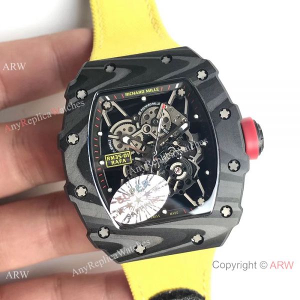 Replica Richard Mille RM35-01 Rafael Nadal Watch Forge Carbon Watch Case Replica Richard Mille RM35-01 Rafael Nadal Watch Forge Carbon Watch Case