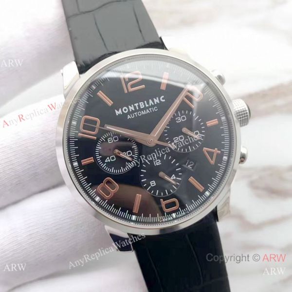 Swiss Grade 1 7750 MontBlanc Timewalker SS Rose Gold Markers / Mont Blanc Knock Off Watch Swiss Grade 1 7750 MontBlanc Timewalker SS Rose Gold Markers / Mont Blanc Knock Off Watch