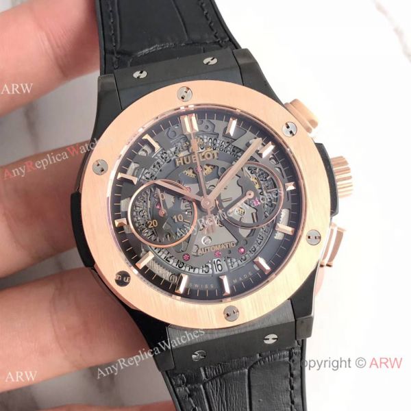 Swiss Copy Hublot Big Bang Classic Fusion Black Case Watch 7750 Valjoux Swiss Copy Hublot Big Bang Classic Fusion Black Case Watch 7750 Valjoux
