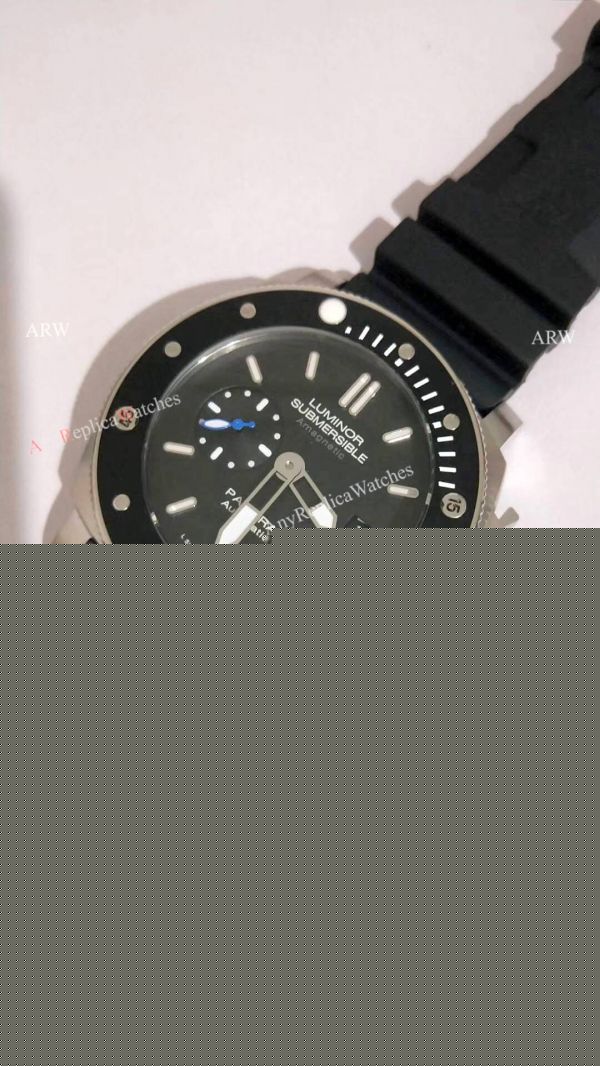 Copy Panerai Luminor Submersible Black Bezel Watch PAM1389 Copy Panerai Luminor Submersible Black Bezel Watch PAM1389