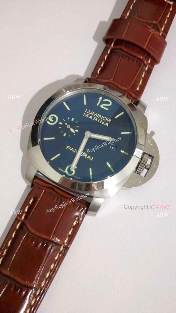 Panerai Luminor Marina PAM00312 SS Black Dial Watch Best Replica Panerai Luminor Marina PAM00312 SS Black Dial Watch Best Replica