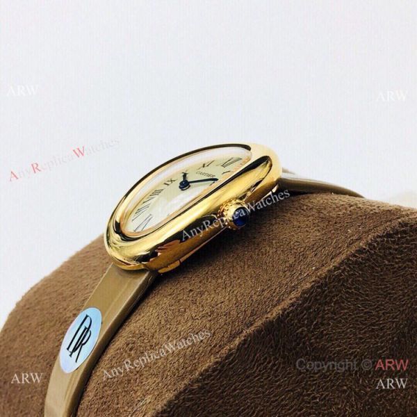 Grade 1A Replica Cartier Baignoire Gold Watch 32mm Grade 1A Replica Cartier Baignoire Gold Watch 32mm