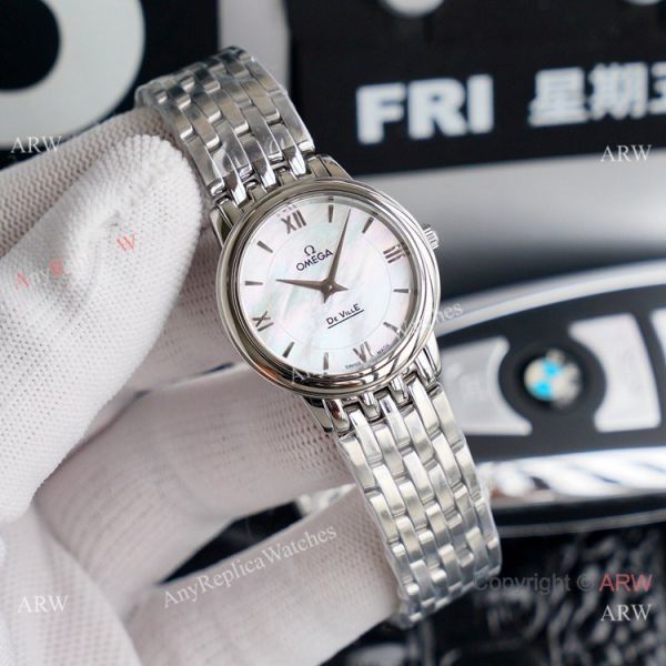 Swiss Quartz Omega Women De Ville Watches Stainless Steel Swiss Quartz Omega Women De Ville Watches Stainless Steel
