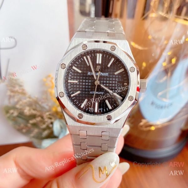 Copy Audemars Piguet Royal Oak SS Blue Dial Watches 37mm Women Copy Audemars Piguet Royal Oak SS Blue Dial Watches 37mm Women