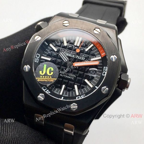 Fake Audemars Piguet Royal Oak Offshore Diver Men Watches All Black 42mm Fake Audemars Piguet Royal Oak Offshore Diver Men Watches All Black 42mm