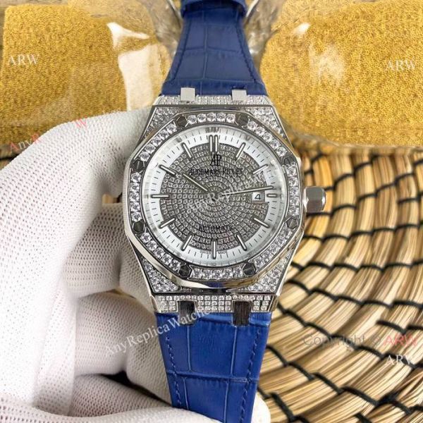 2019 Replica Audemars Piguet Royal Oak 44MM Watch SS Diamond Dial 2019 Replica Audemars Piguet Royal Oak 44MM Watch SS Diamond Dial