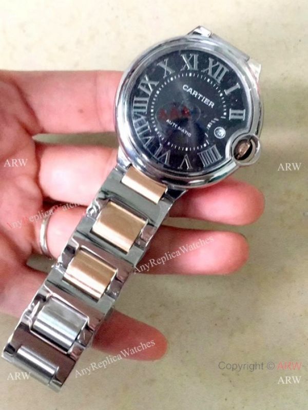 Fake Ballon Bleu De Cartier Automatic Watches Rose Gold 42mm Fake Ballon Bleu De Cartier Automatic Watches Rose Gold 42mm