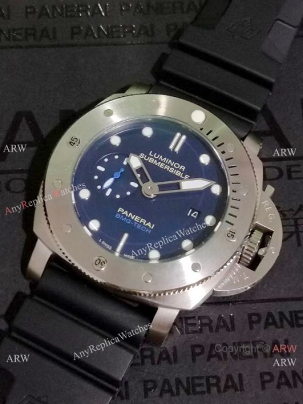 Knockoff Panerai Submersible BMG-TECH Watch SS Blue Dial Knockoff Panerai Submersible BMG-TECH Watch SS Blue Dial
