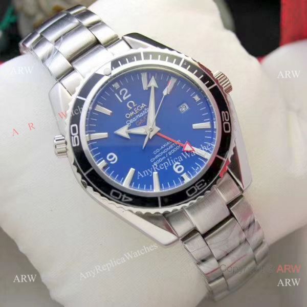 Copy Omega Seamaster Planet Ocean GMT 45mm Watches Orange Bezel Copy Omega Seamaster Planet Ocean GMT 45mm Watches Orange Bezel