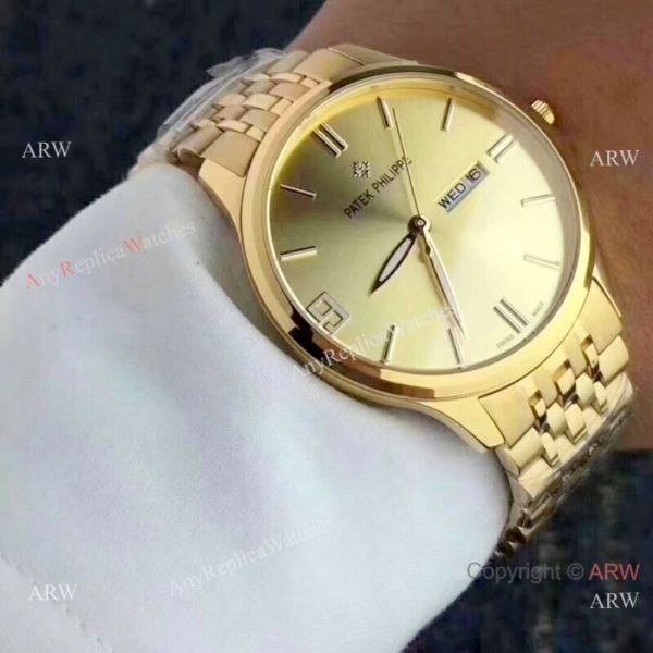 Copy Patek Philippe Calatrava 2-Tone Rose Gold Lovers Watch Copy Patek Philippe Calatrava 2-Tone Rose Gold Lovers Watch