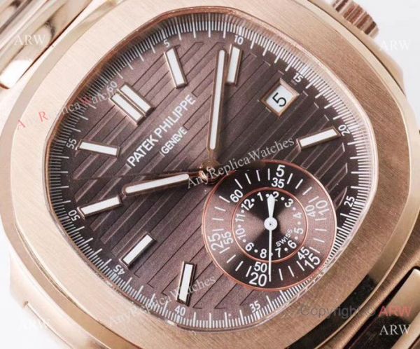 Swiss Replica Patek Philippe Nautilus 7750 Two Tone Rose Gold Watches Swiss Replica Patek Philippe Nautilus 7750 Two Tone Rose Gold Watches