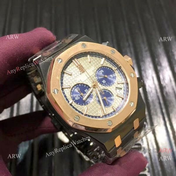 Copy Audemars Piguet Royal Oak 44mm Watches Two Tone Rose Gold Copy Audemars Piguet Royal Oak 44mm Watches Two Tone Rose Gold