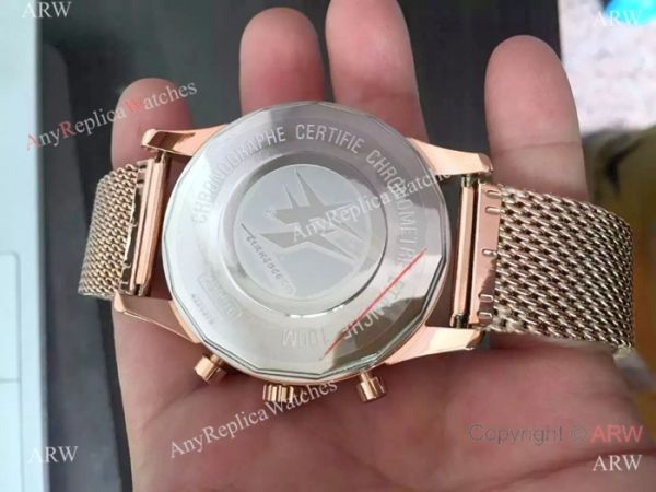 Breitling Transocean Copy watch Rose Gold Black Chronograph Watch Breitling Transocean Copy watch Rose Gold Black Chronograph Watch