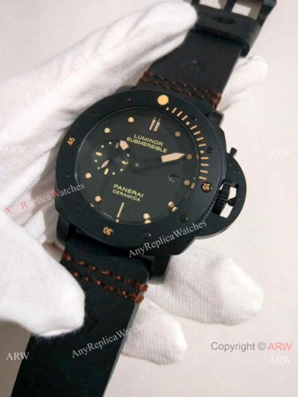 Panerai Luminor Submersible All Black Watch 47mm PAM508 Replica Panerai Luminor Submersible All Black Watch 47mm PAM508 Replica