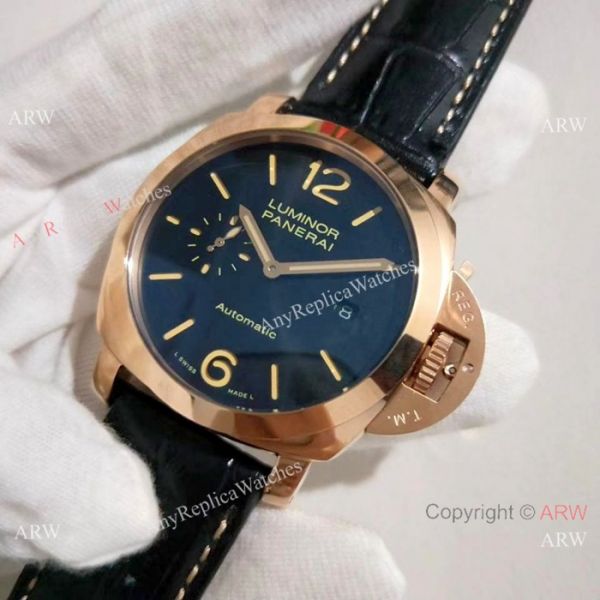 New Copy Panerai Luminor Due Rose Gold Gray Dial -PAM00908 Luminor Watches New Copy Panerai Luminor Due Rose Gold Gray Dial -PAM00908 Luminor Watches