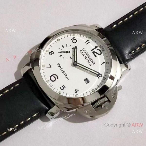 Fake Panerai Luminor Marina 44mm Watch SS White Dial PAM 499 Fake Panerai Luminor Marina 44mm Watch SS White Dial PAM 499