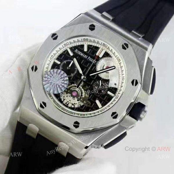 Fake Audemars Piguet Royal Oak Offshore Chronograph Watches SS Blue Dial Fake Audemars Piguet Royal Oak Offshore Chronograph Watches SS Blue Dial