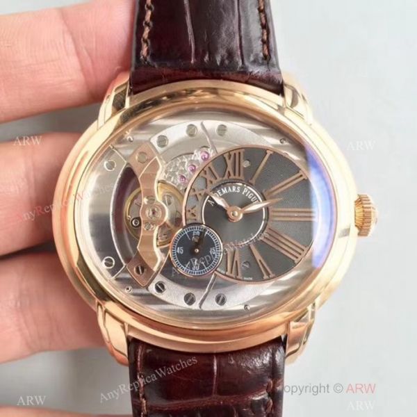 Swiss Grade Audemars Piguet Royal Millenary 4101 Watches Rose Gold Skeleton Dial Swiss Grade Audemars Piguet Royal Millenary 4101 Watches Rose Gold Skeleton Dial