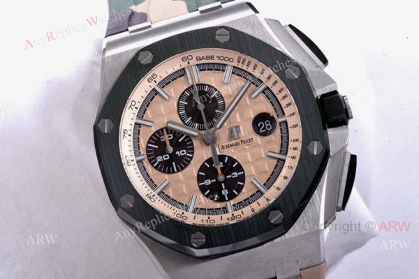 JF Copy Audemars Piguet Royal Oak Offshore 26400 CAL.3126 44mm Camouflage Watch JF Copy Audemars Piguet Royal Oak Offshore 26400 CAL.3126 44mm Camouflage Watch