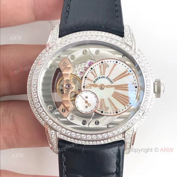 Swiss Replica Audemars Piguet Royal Millenary 4101 Watches Diamond Bezel Swiss Replica Audemars Piguet Royal Millenary 4101 Watches Diamond Bezel