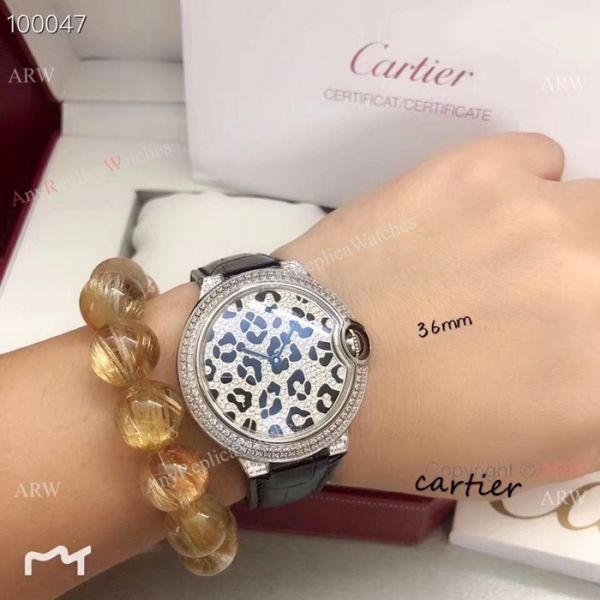 Fake Cartier Ballon Bleu de Leopard Watches Quartz Movement Fake Cartier Ballon Bleu de Leopard Watches Quartz Movement