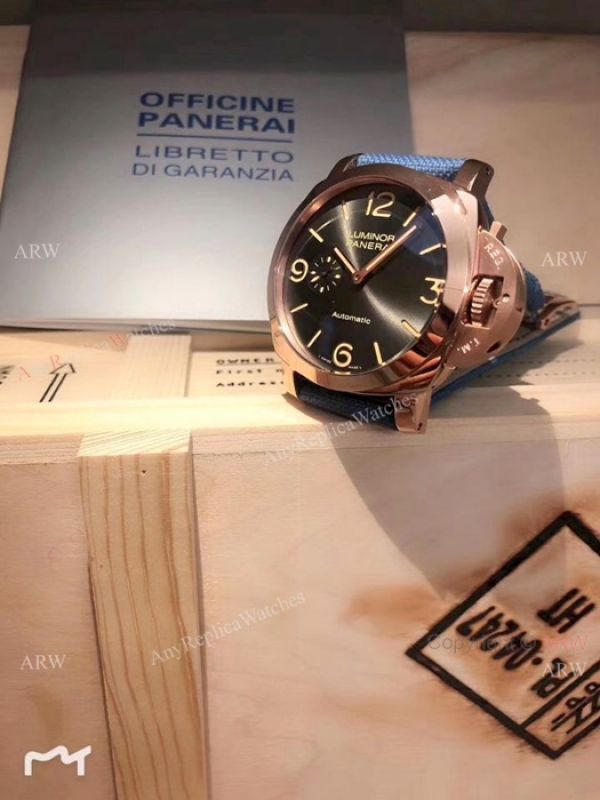 Panerai Luminor Watches Rose Gold Gray Face 44mm Panerai Luminor Watches Rose Gold Gray Face 44mm