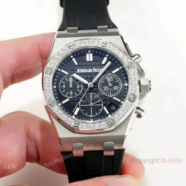 Women Audemars Piguet Royal Oak offshore Replica Watch Diamond Bezel White Dial Women Audemars Piguet Royal Oak offshore Replica Watch Diamond Bezel White Dial