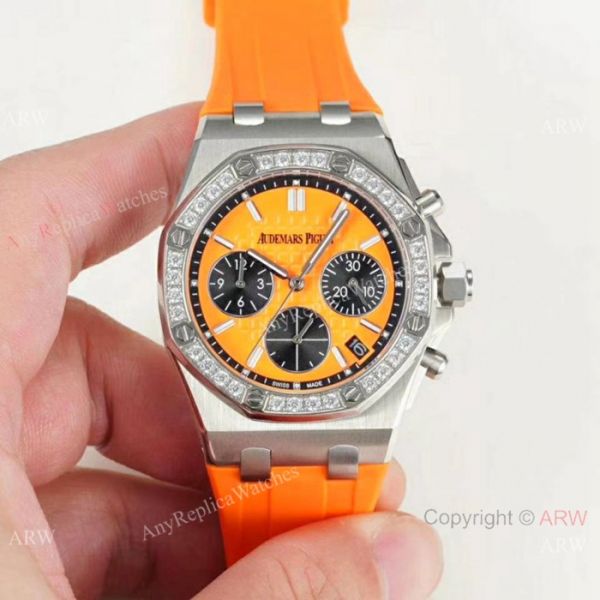 Fake Audemars Piguet Royal Oak offshore Diamond Bezel Red Dial Watches Women Fake Audemars Piguet Royal Oak offshore Diamond Bezel Red Dial Watches Women