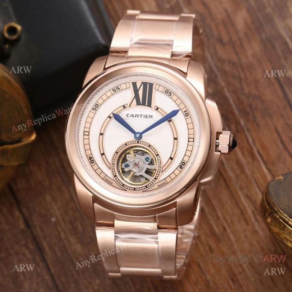 New Replica Cartier Calibre De Watches Two Tone Rose Gold New Replica Cartier Calibre De Watches Two Tone Rose Gold