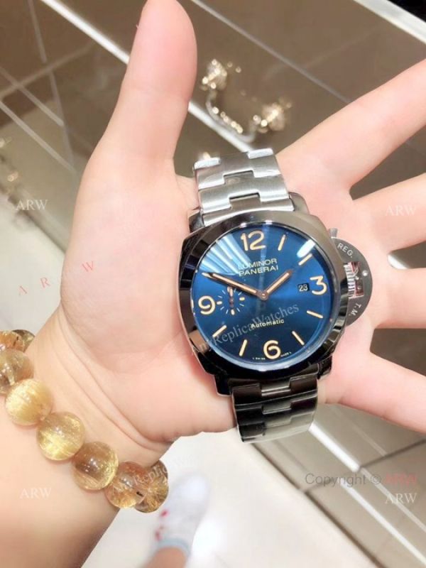 Copy Panerai Luminor Watches 316l Stainless Steel Blue Dial Copy Panerai Luminor Watches 316l Stainless Steel Blue Dial