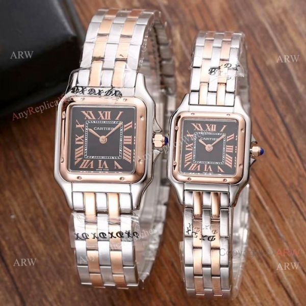 Fake Cartier Panthere Limited Edition Watches All Rose Gold Roman Dial Fake Cartier Panthere Limited Edition Watches All Rose Gold Roman Dial