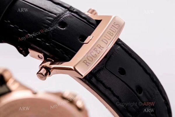 New Replica Roger Dubuis Excalibur Knights Of The Round Table II watch Rose Gold Black Dial New Replica Roger Dubuis Excalibur Knights Of The Round Table II watch Rose Gold Black Dial