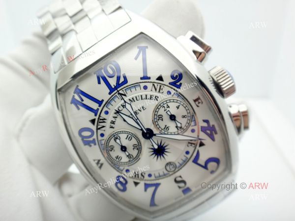 New Replica Franck Muller Cintree Curvex Stainless Steel Chronograph watch New Replica Franck Muller Cintree Curvex Stainless Steel Chronograph watch