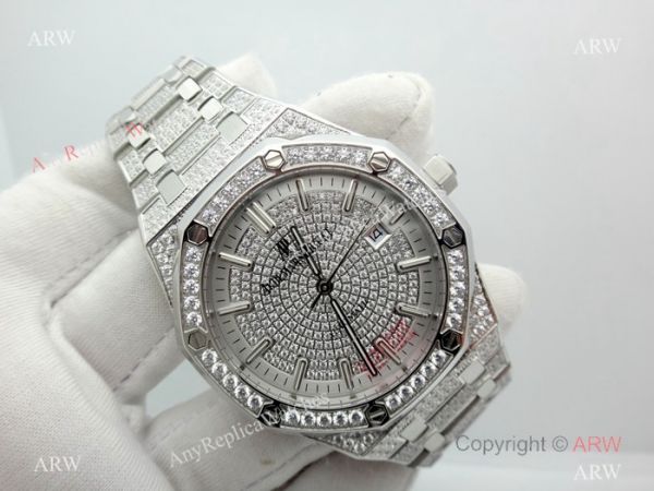 2019 Replica Audemars Piguet Ice Royal Oak Automatic Watch 41mm 2019 Replica Audemars Piguet Ice Royal Oak Automatic Watch 41mm