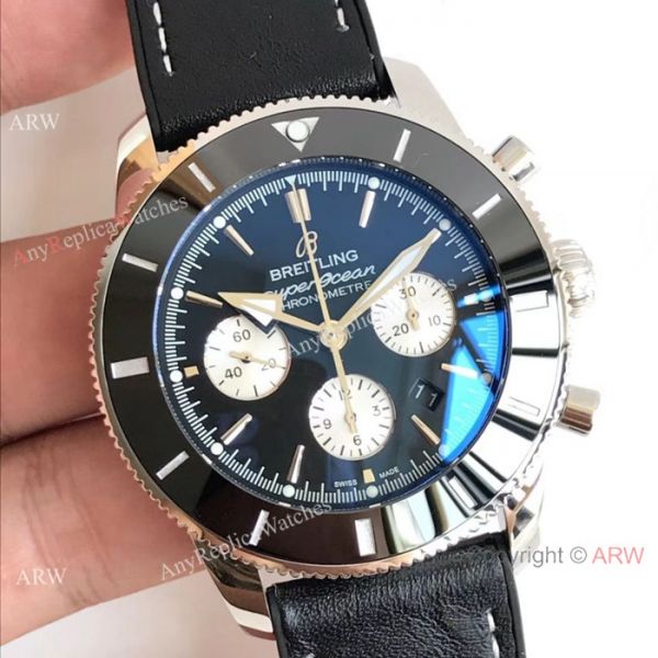 Replica Breitling Superocean Heritage II B01 7750 Watch Black Face Replica Breitling Superocean Heritage II B01 7750 Watch Black Face